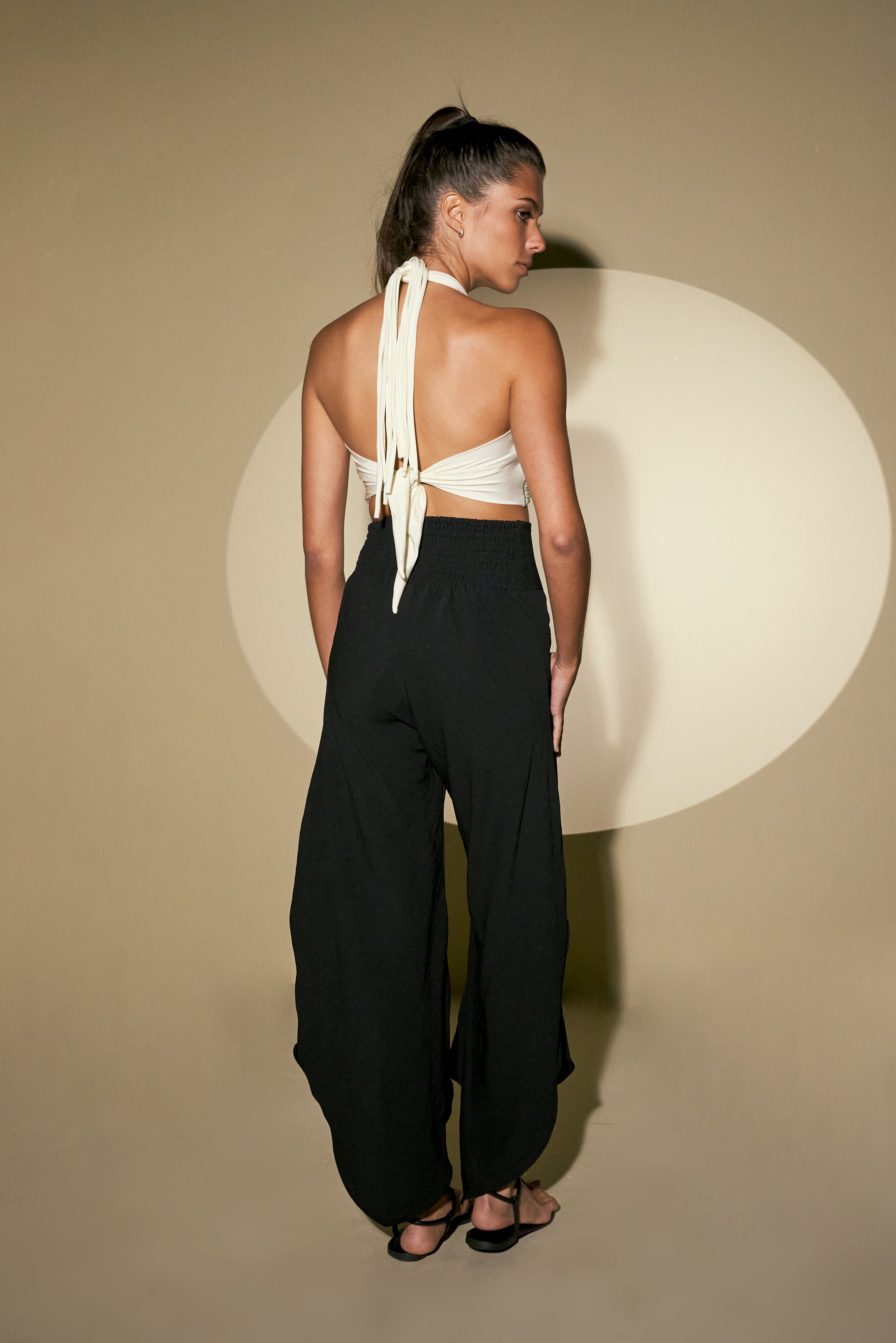 Top Macramê Off White