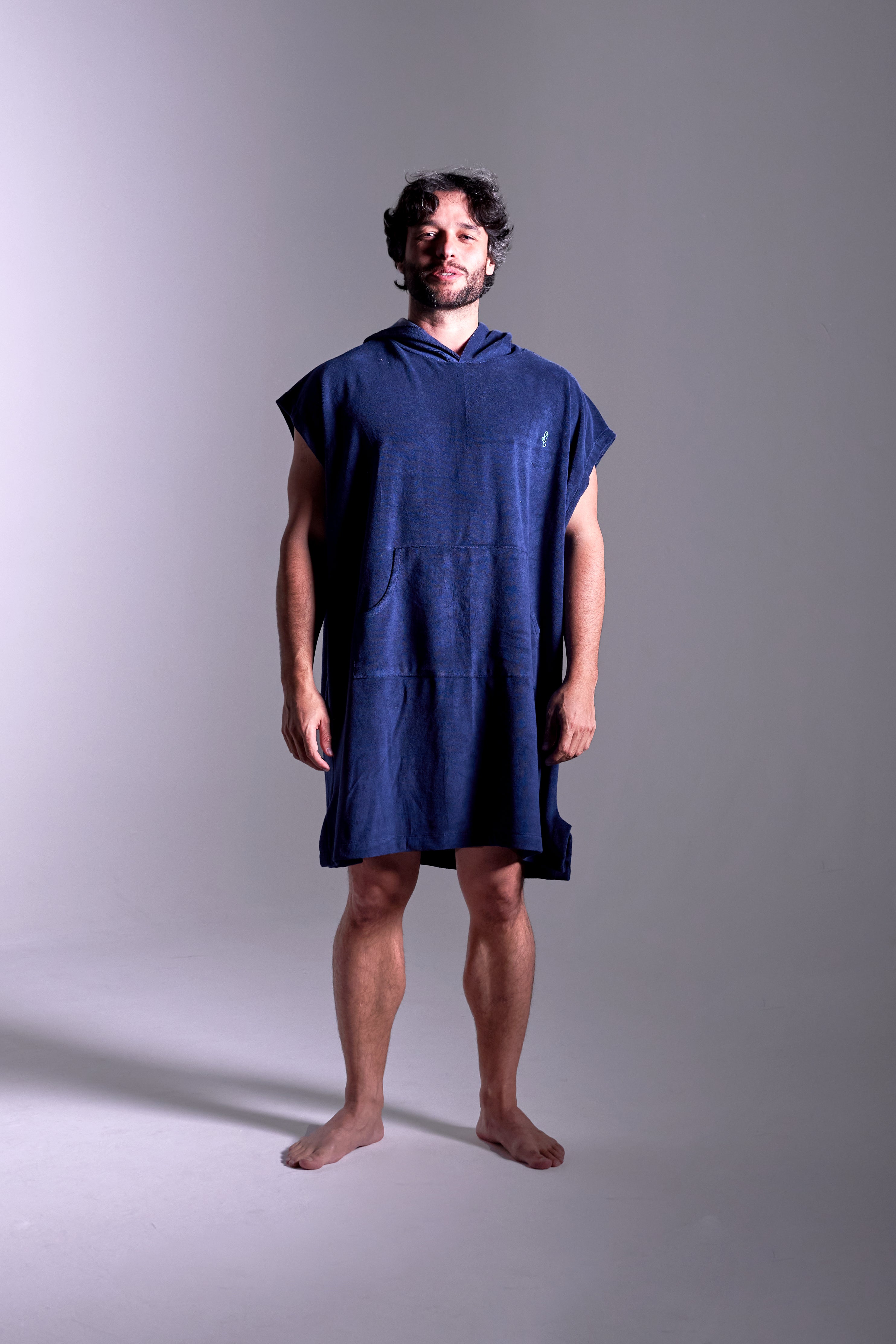 Poncho Unisexx Azul Marinho