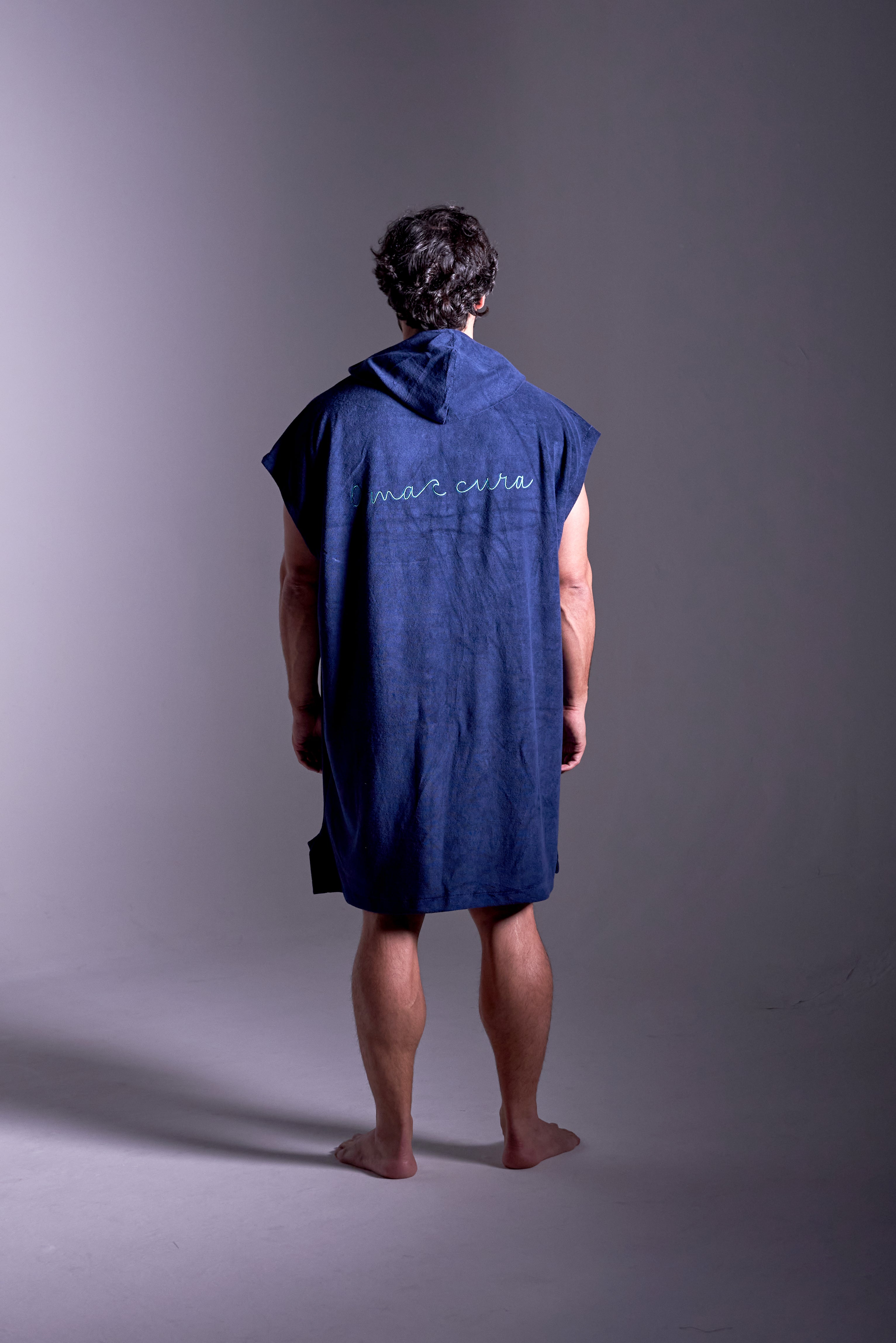 Poncho Unisexx Azul Marinho