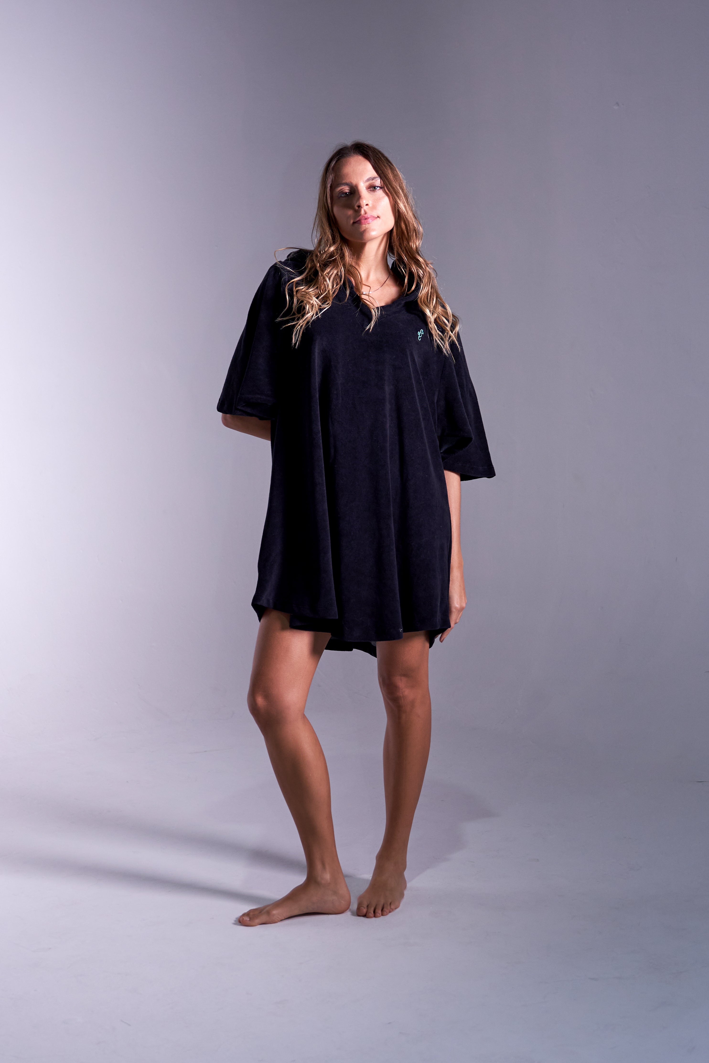 Poncho Feminino Preto