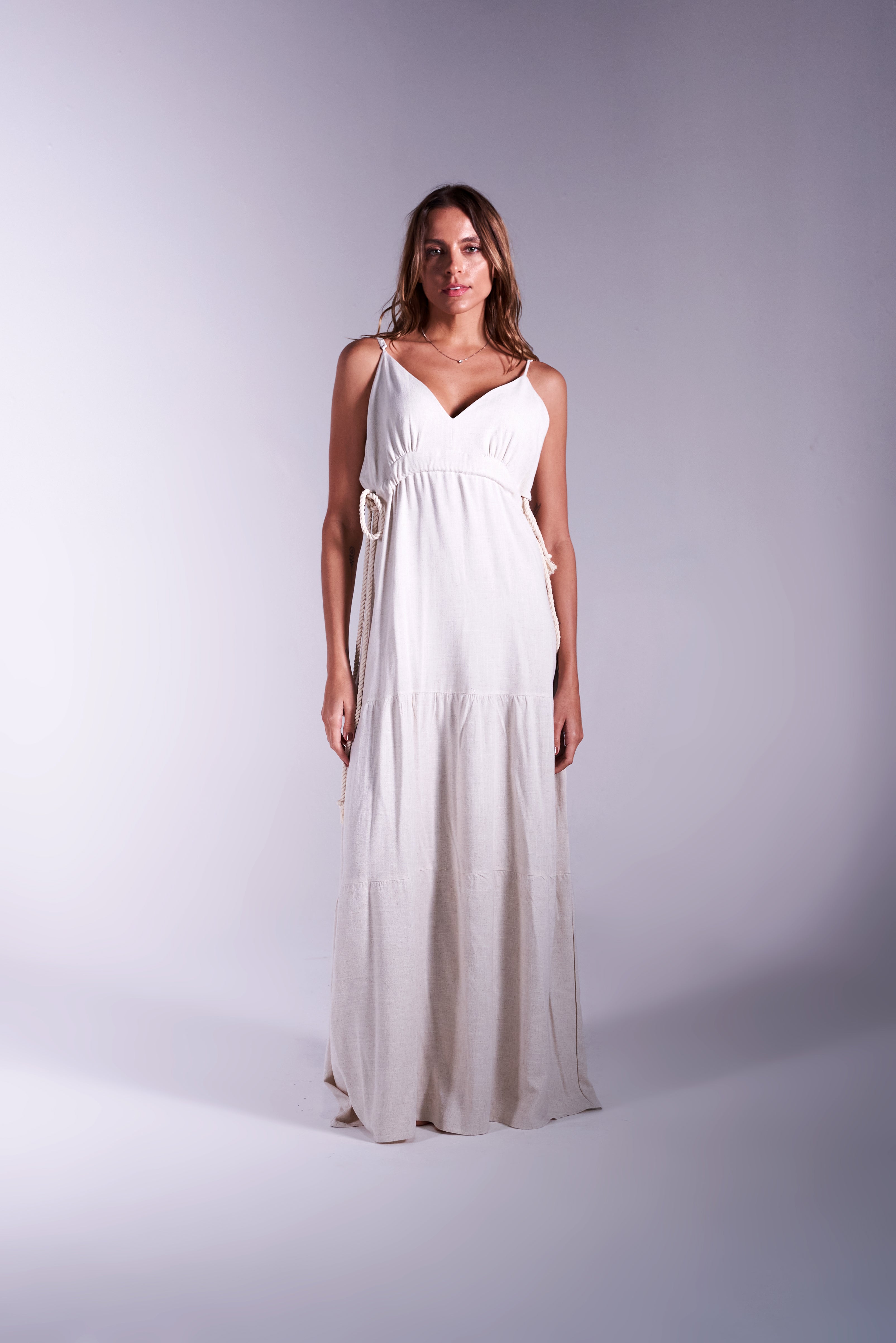 Vestido Cora Cru
