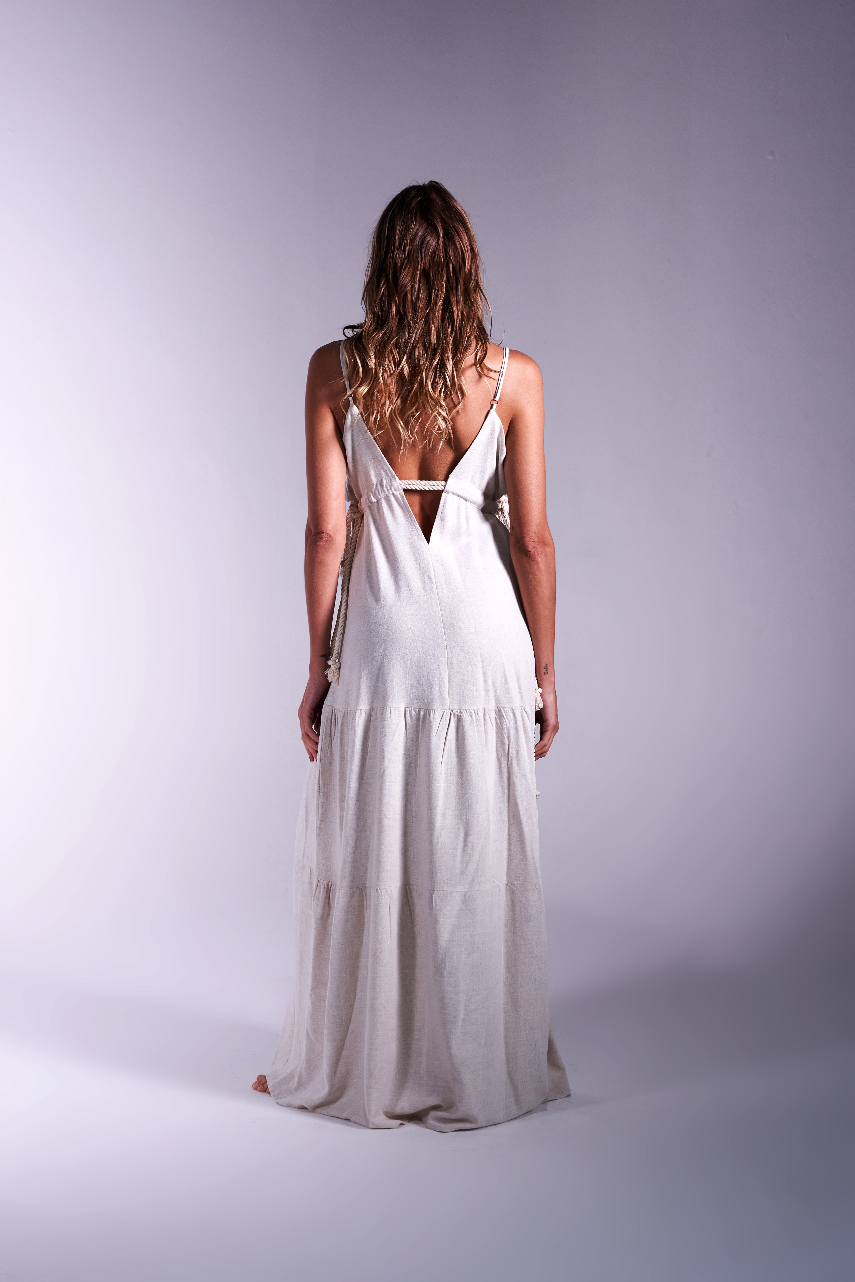 Vestido Cora Cru