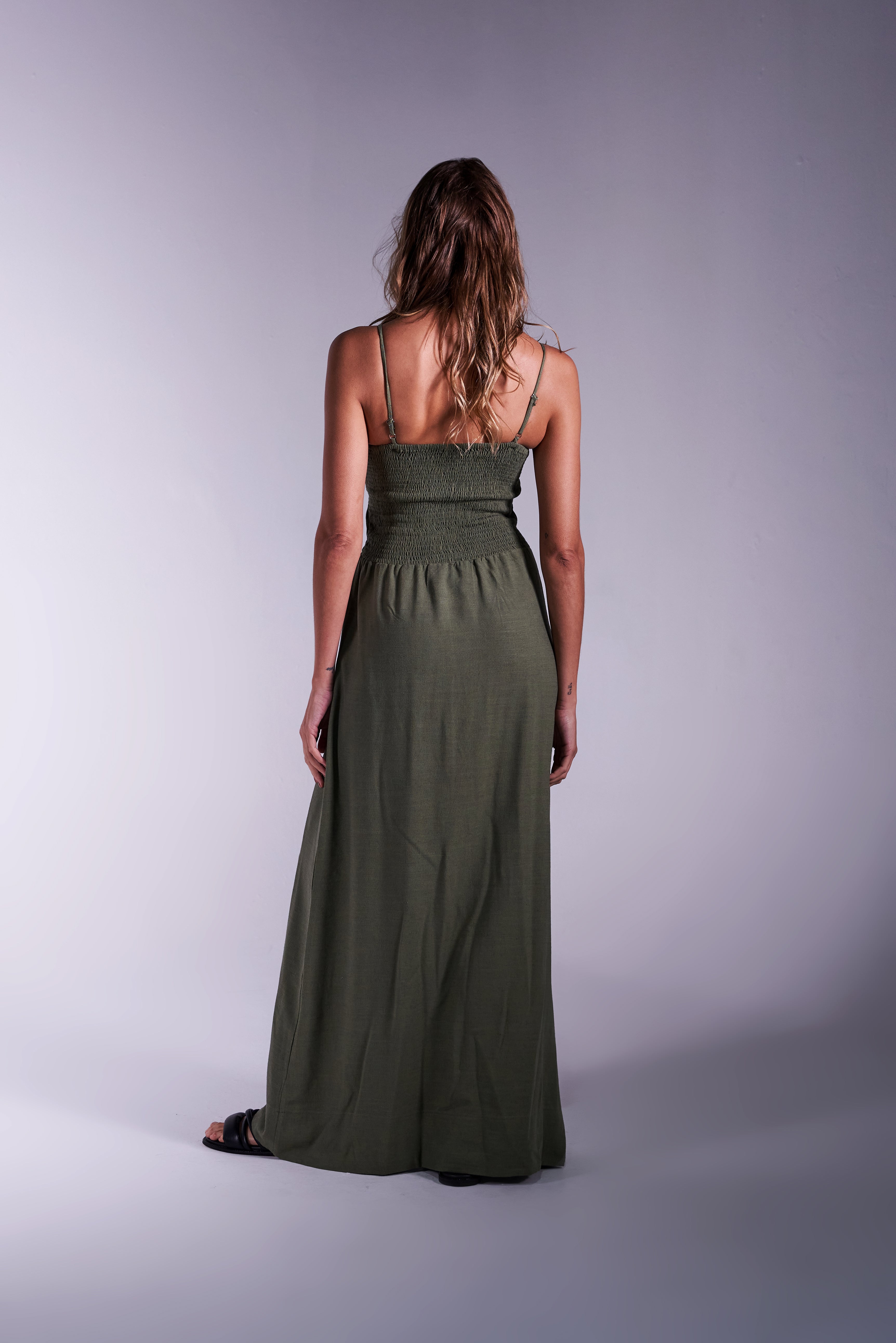 Vestido Bela Verde Militar