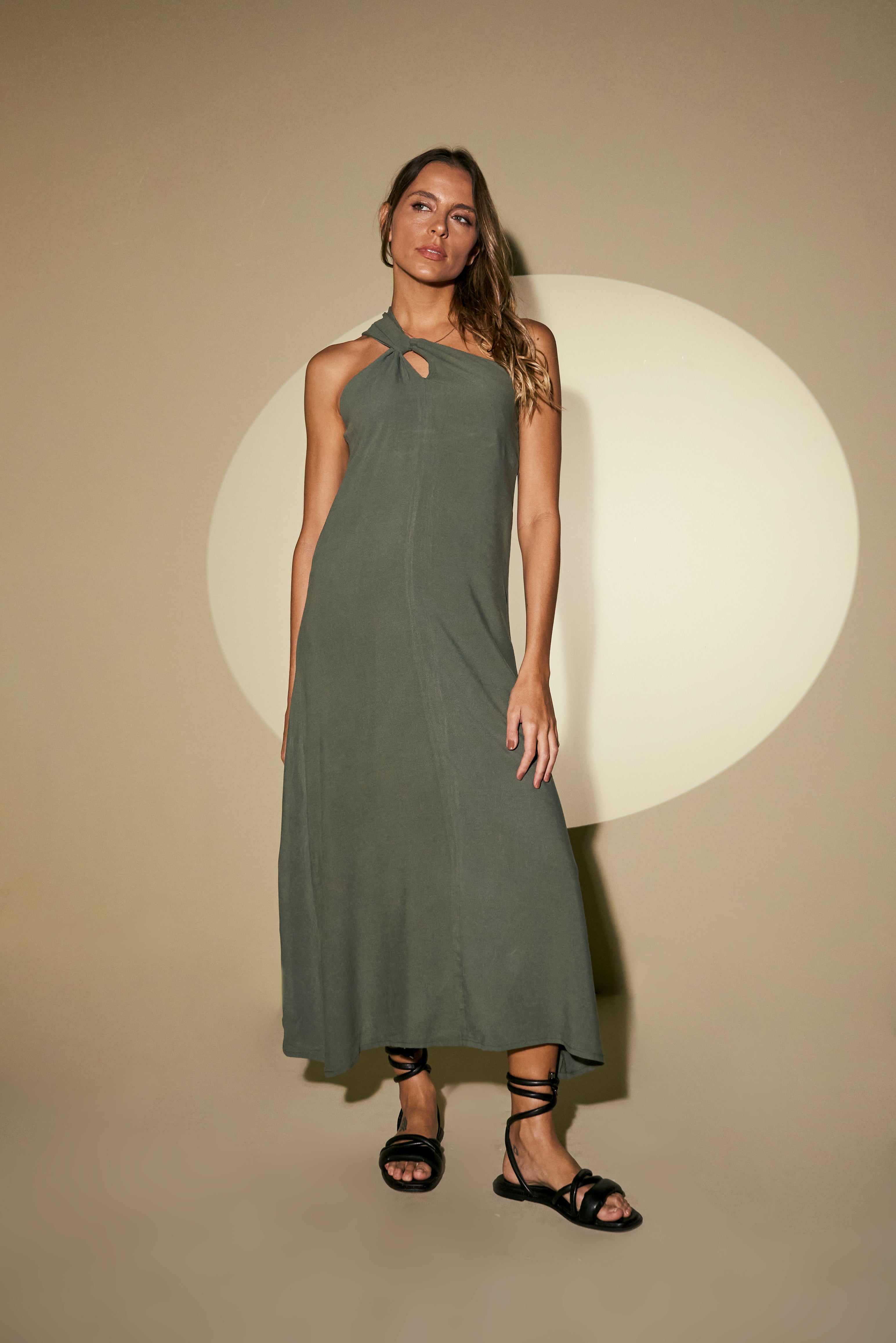 Vestido Paloma Verde Militar