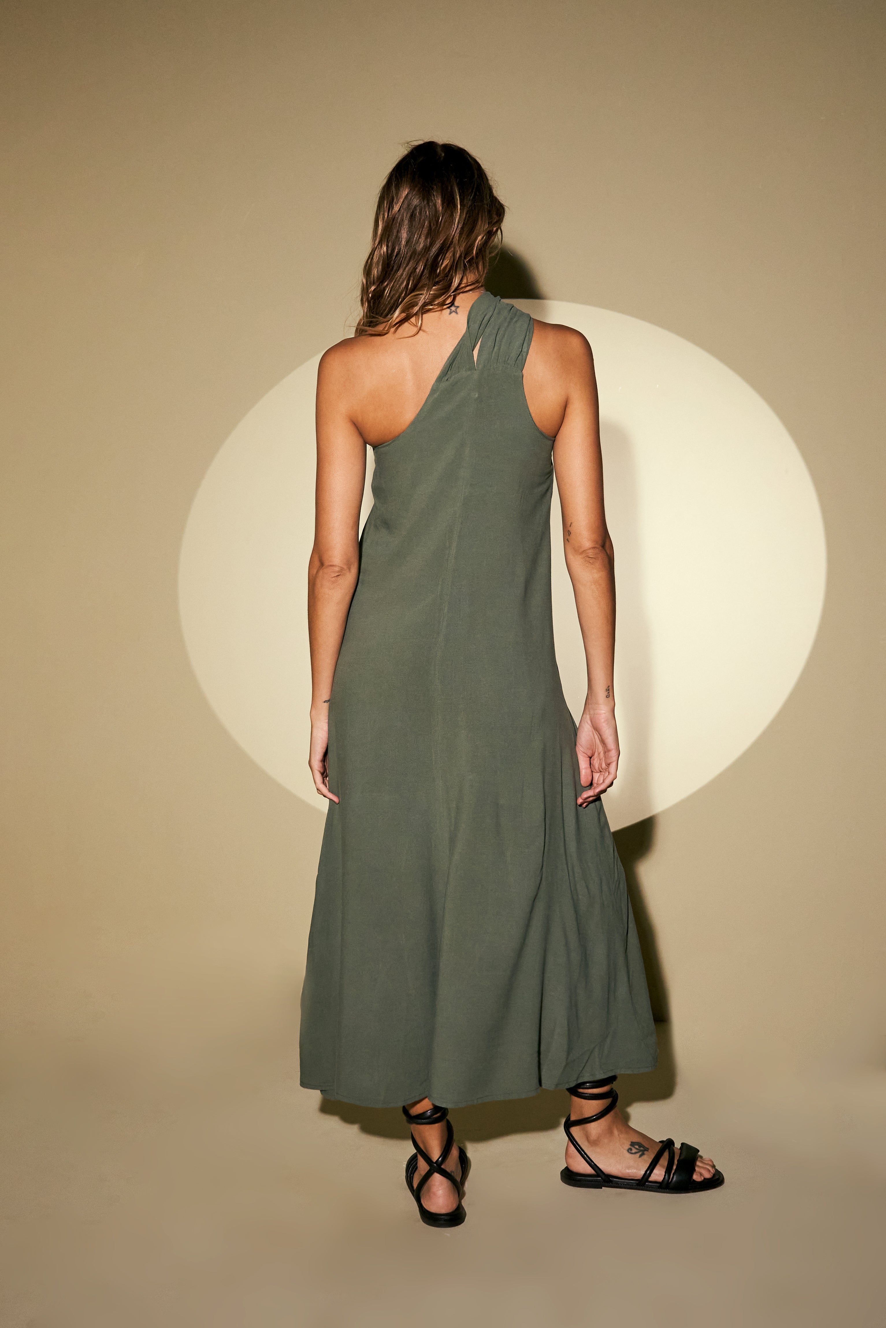 Vestido Paloma Verde Militar