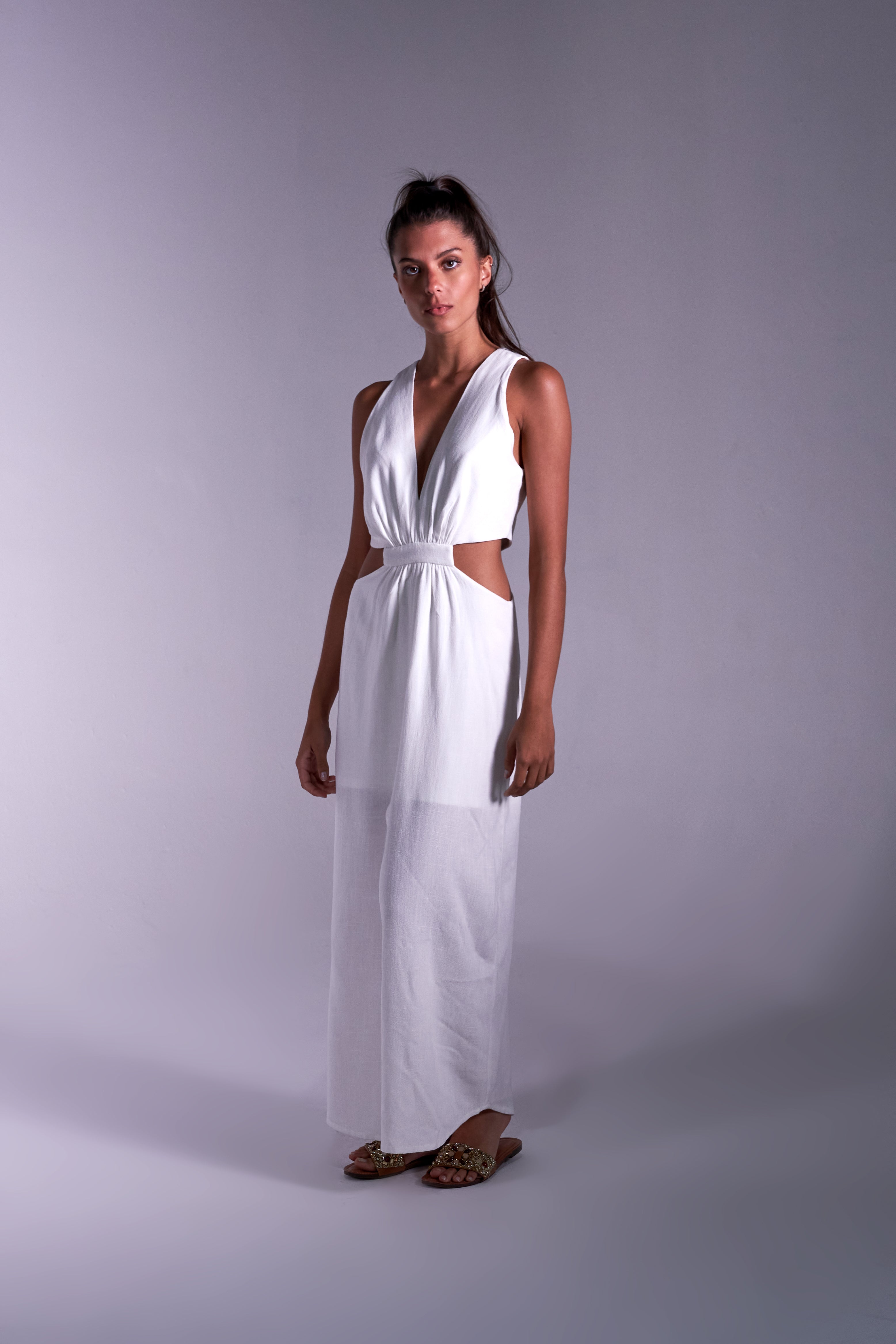 Vestido Vitória Cru