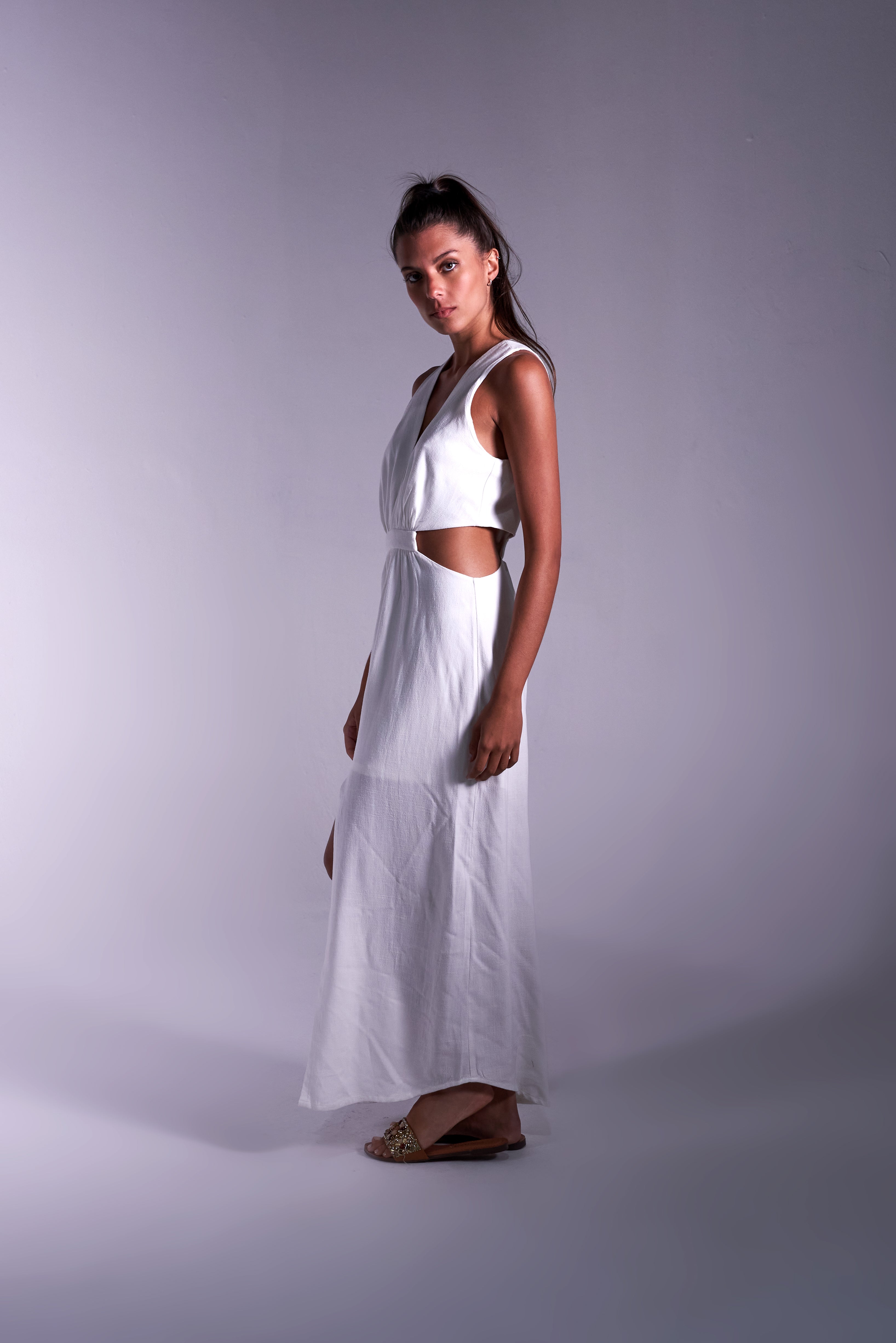 Vestido Vitória Cru