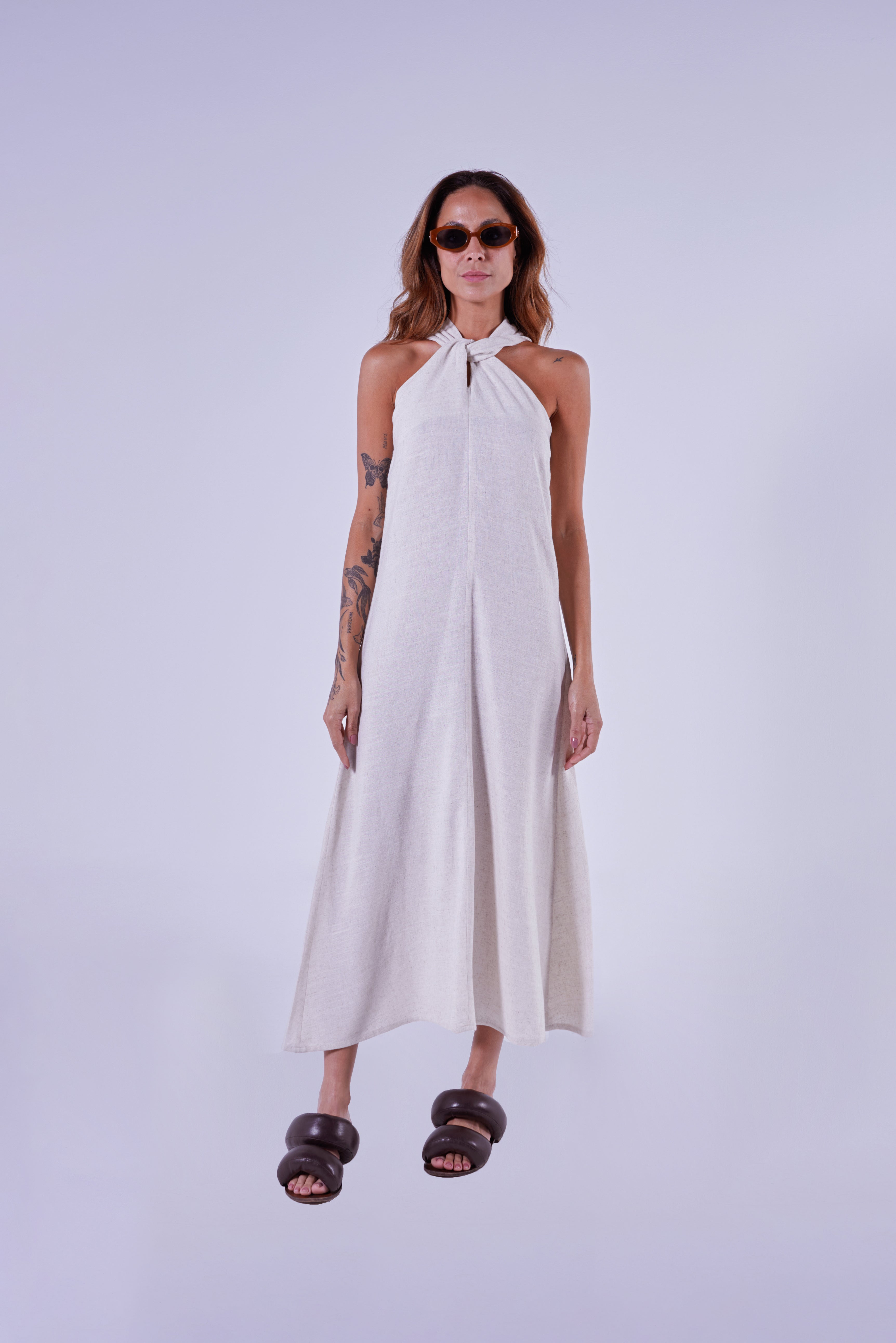 Vestido Paloma Cru