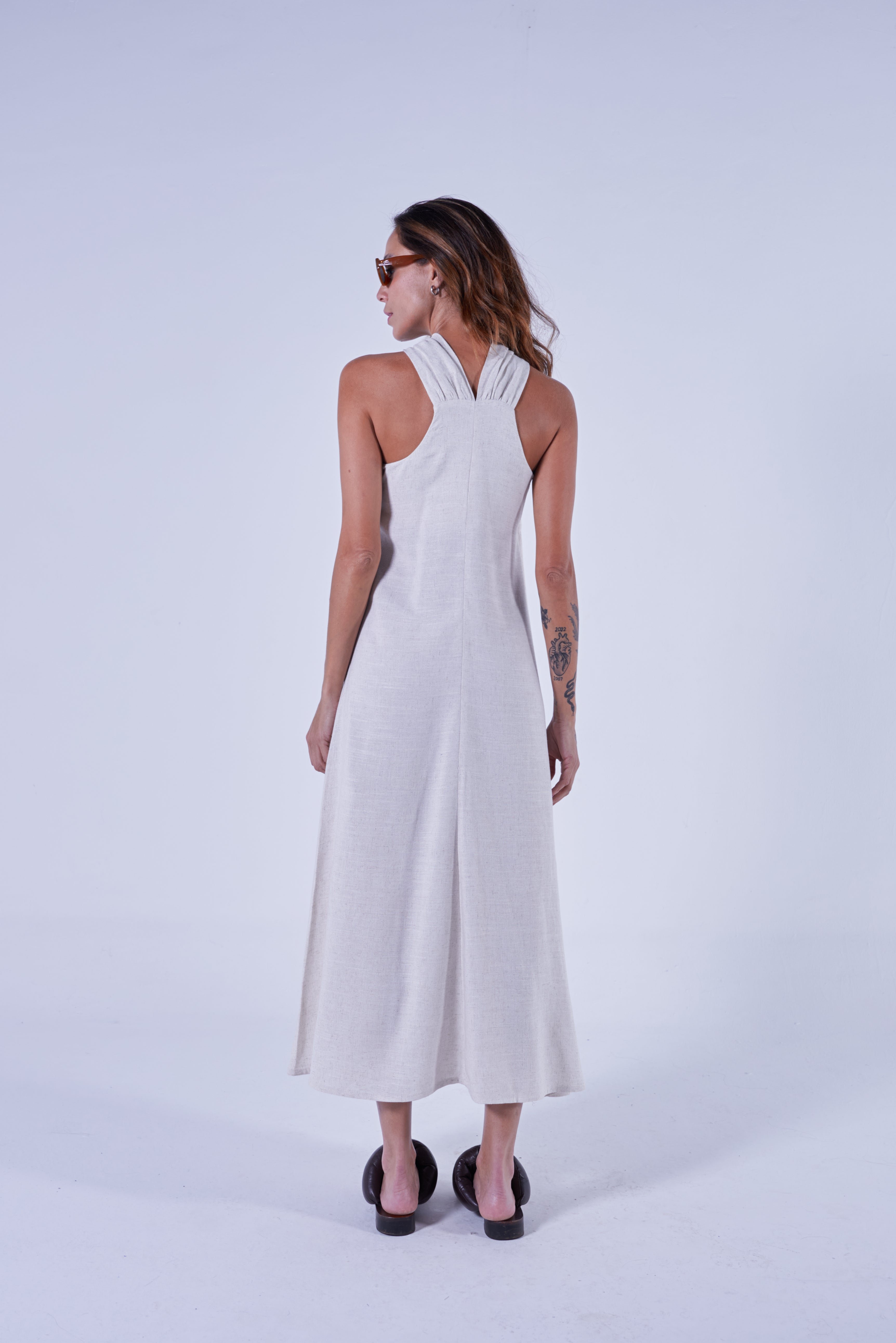 Vestido Paloma Cru