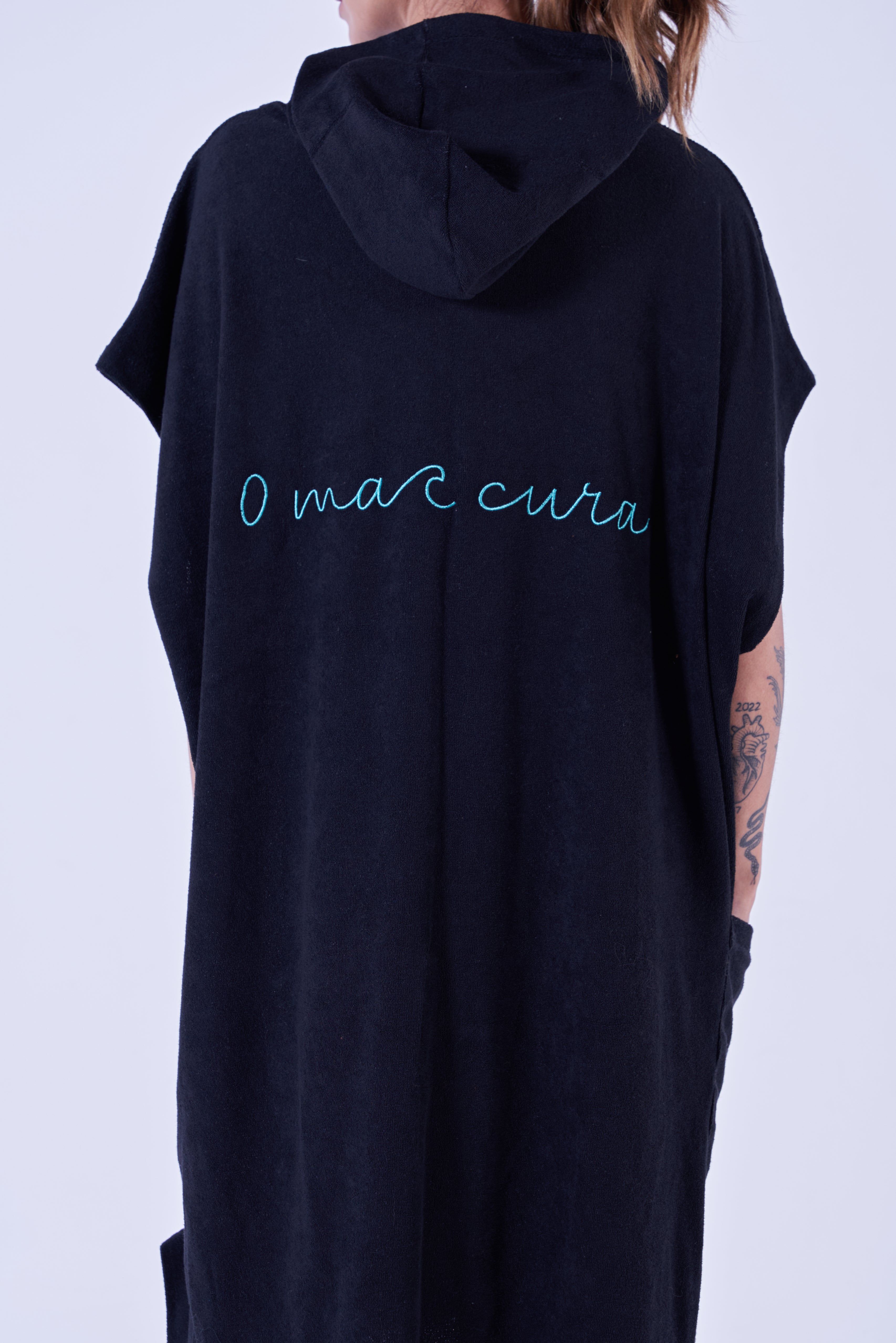Poncho Unisexx Preto
