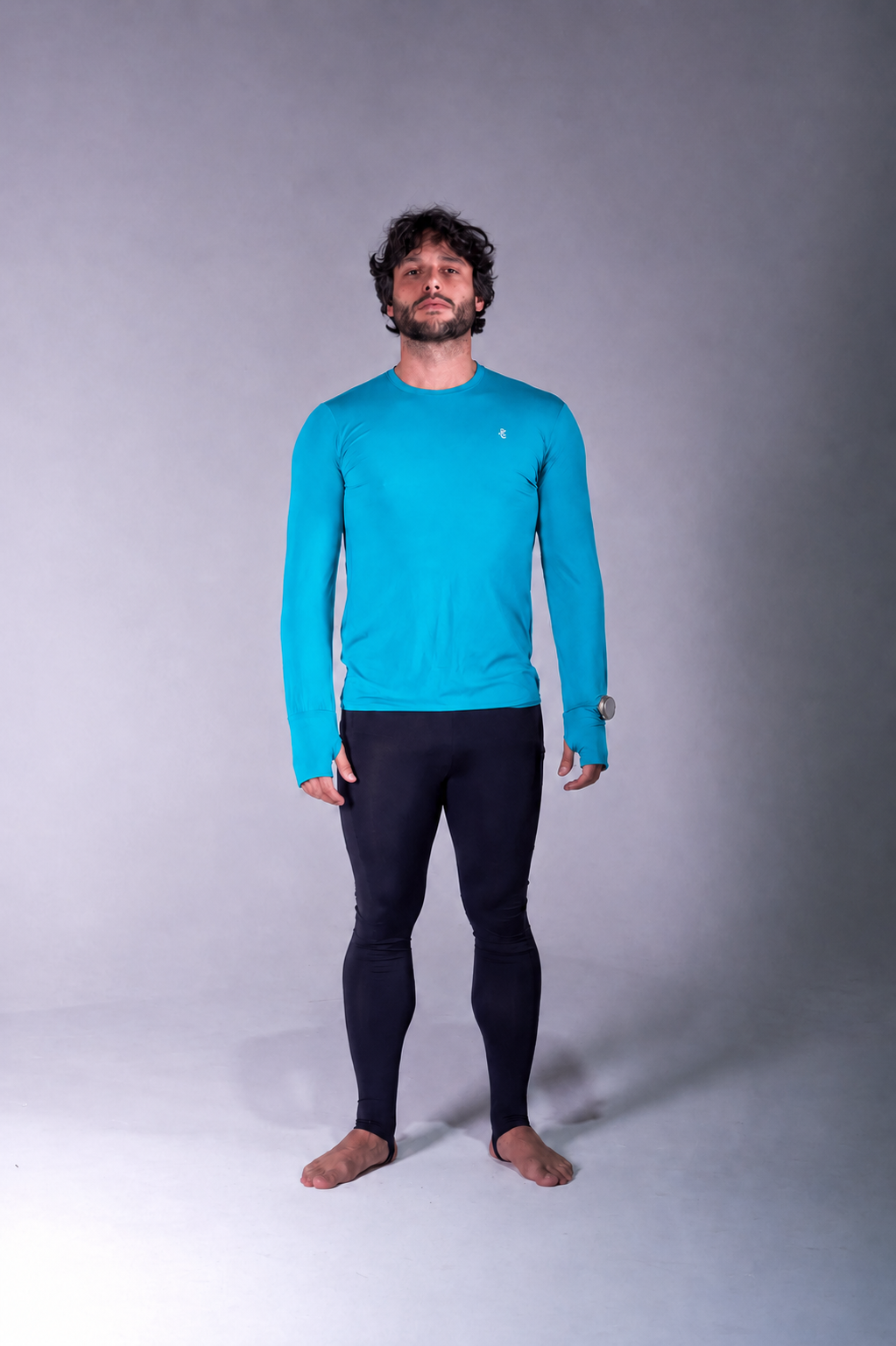 Blusa Lycra Masculina Manga Longa Sem Capuz