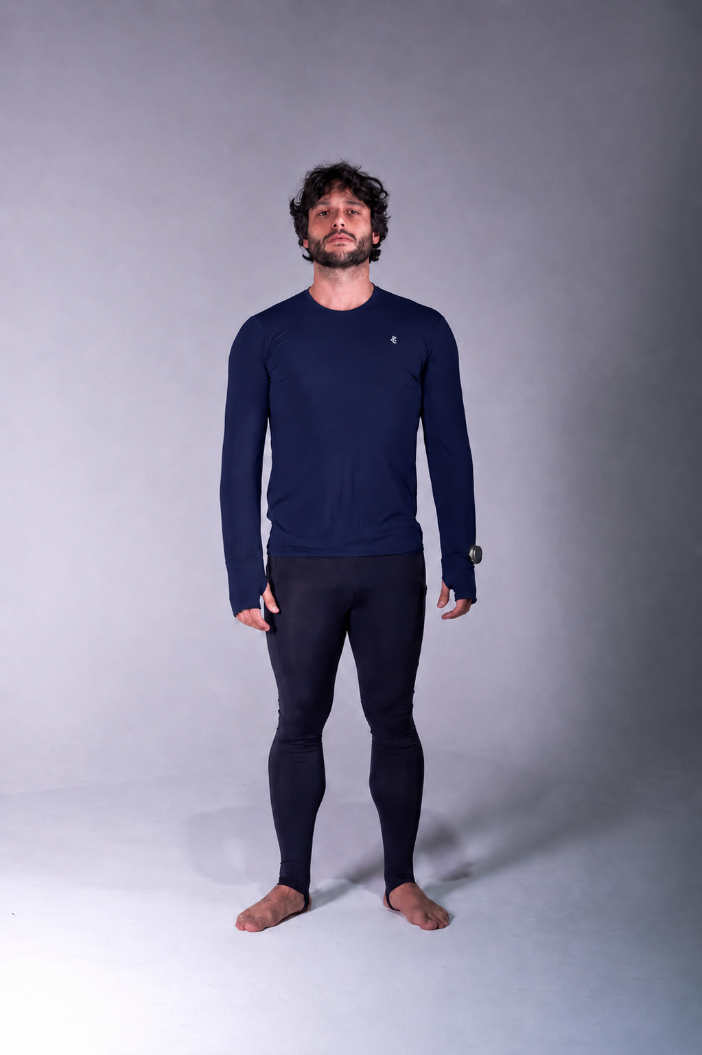 Blusa Lycra Masculina Manga Longa Sem Capuz
