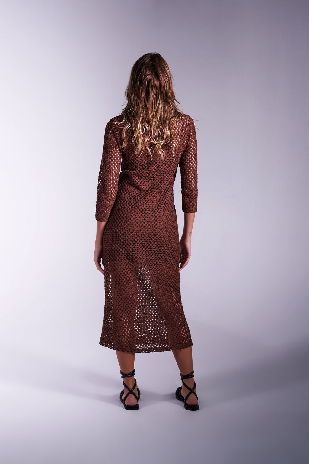 Vestido Tainá Café