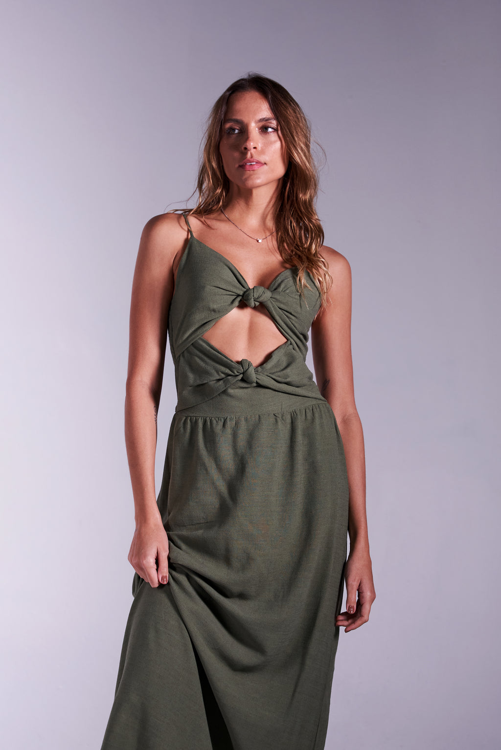 Vestido Bela Verde Militar
