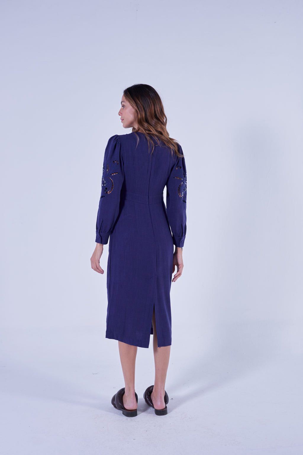 Vestido Karina Azul Marinho