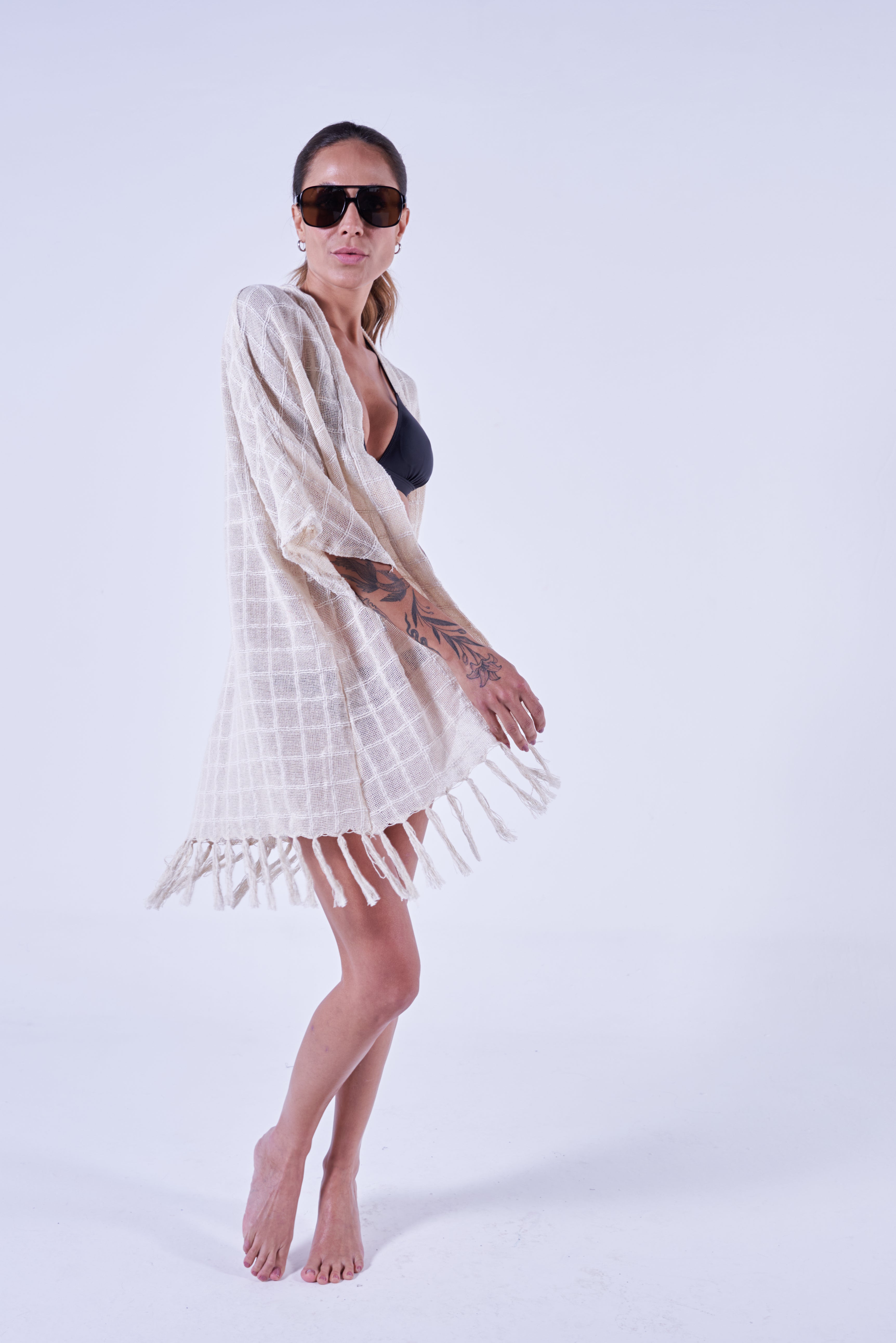 Kimono Tear Off White